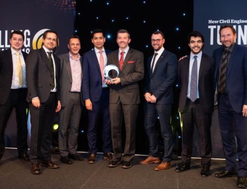 ORION slimme trillingsmeter was de grote winnaar bij de prestigieuze 2018 New Civil Engineer Tunneling Awards